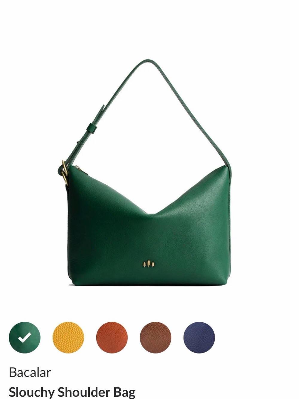 Portland Leather Bacalar large Slouchy Shoulder Bag - Picture 5 of 5